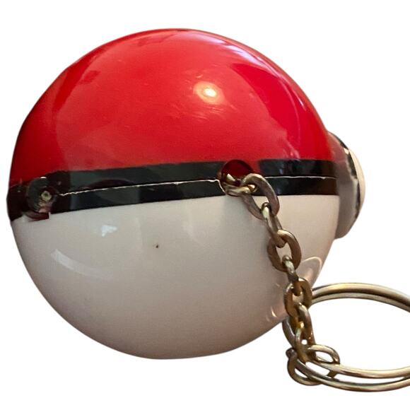 Vintage 1999 EEVEE POKEMON Pokeball Keychain Original Nintendo Collectible Toy - Picture 8 of 15